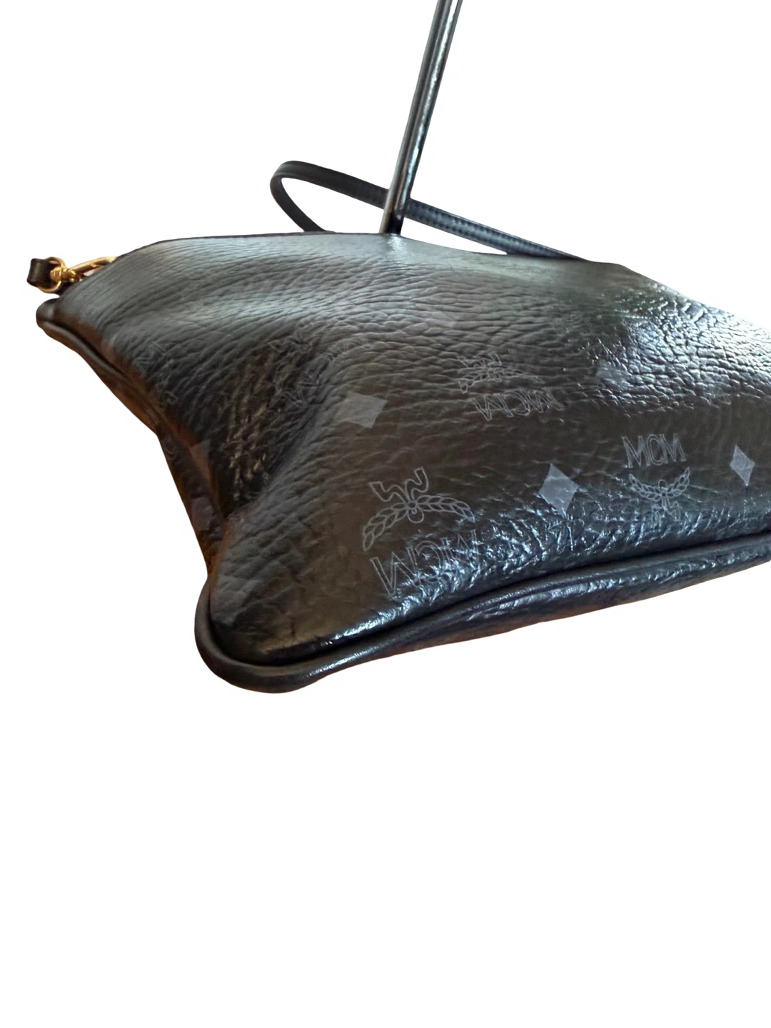 Authentic MCM Black Visetos Crossbody Bag - photo 5
