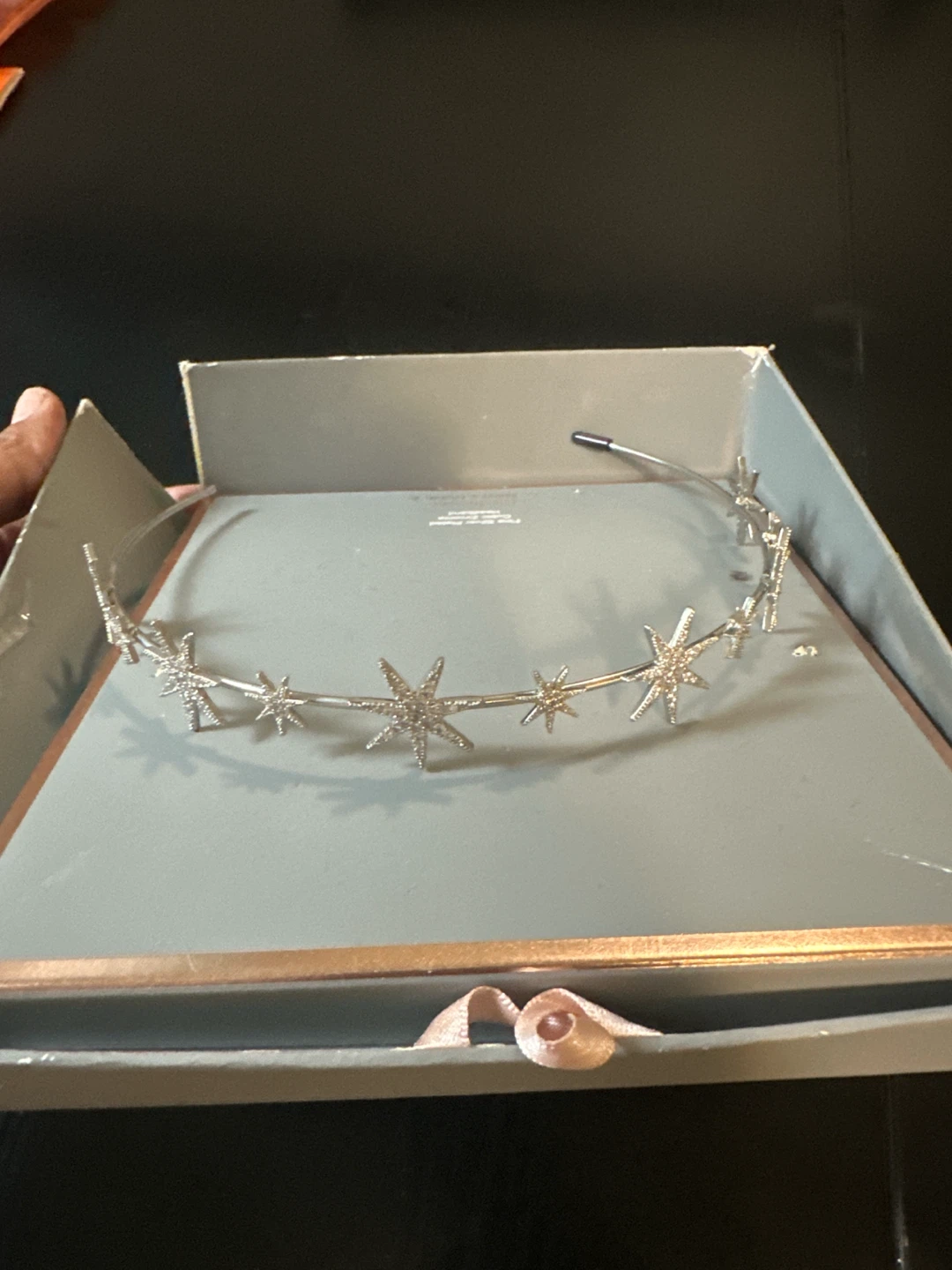 Fine Silver Plated Star Headband