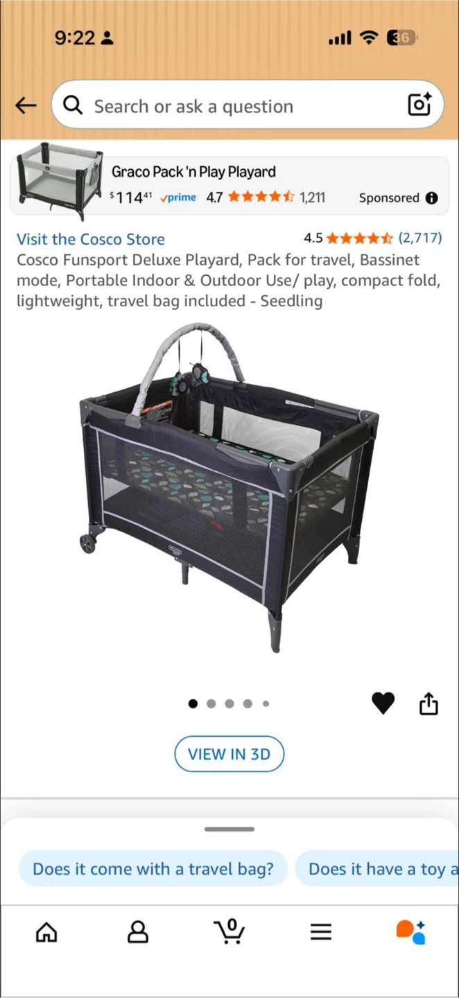 Cosco Funsport Deluxe Playard - Seedling