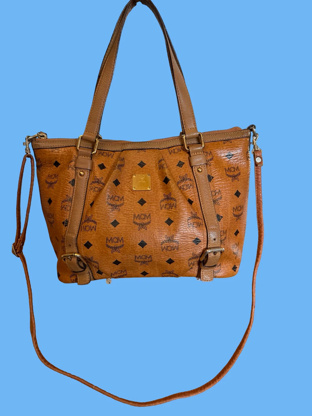Authentic MCM Visetos Shoulder Bag - photo 2