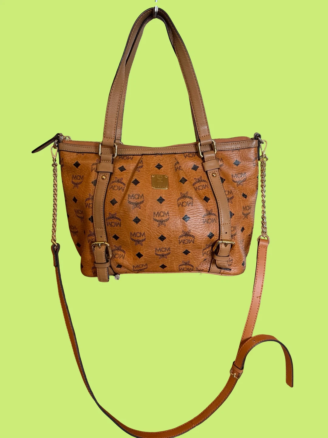 Authentic MCM Visetos Monogram Tote Bag - photo 2