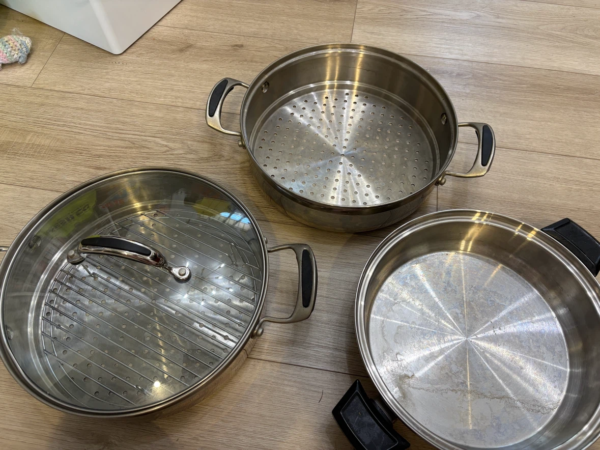 Stainless Steel Multi-Tier Steamer Pot