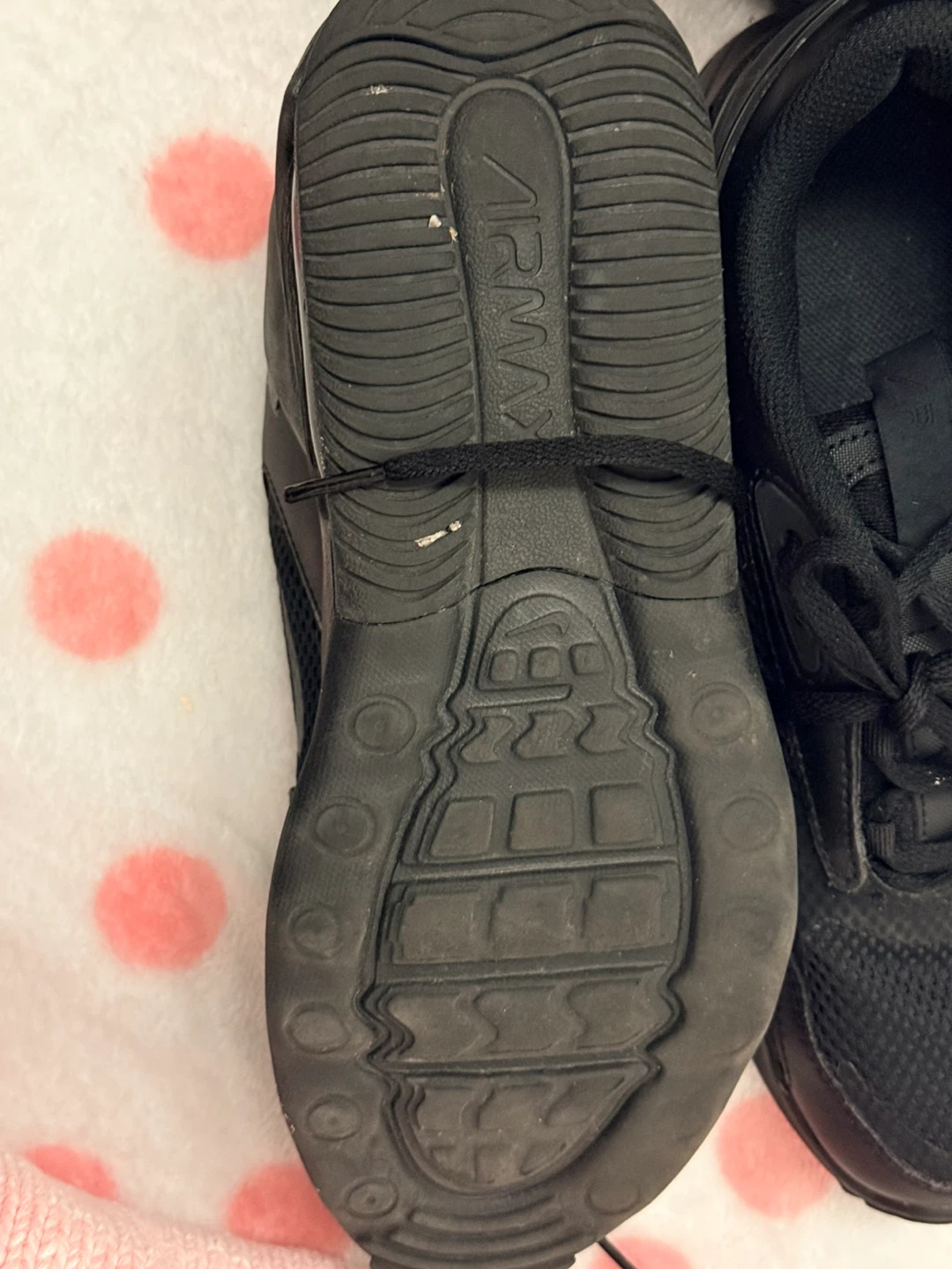 Nike Air Max Black Sneakers Size 6.5Y