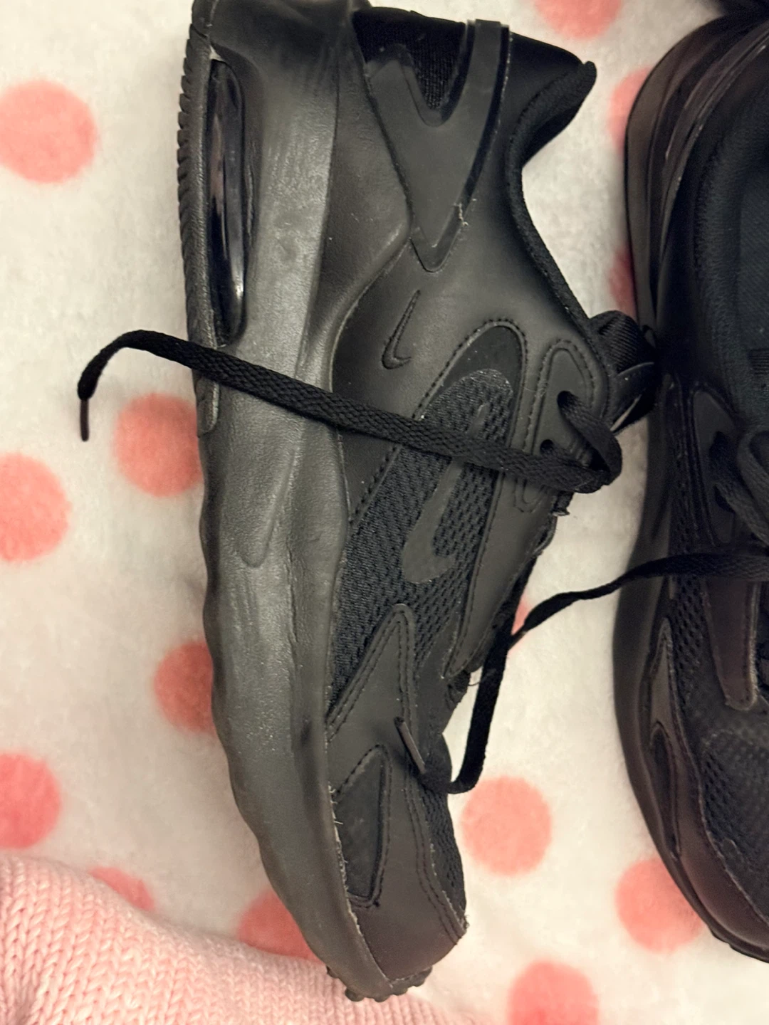Nike Air Max Black Sneakers Size 6.5Y - photo 2