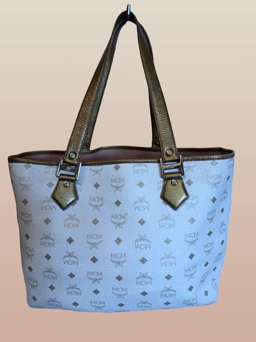 Authentic MCM Visetos Tote Bag - photo 2
