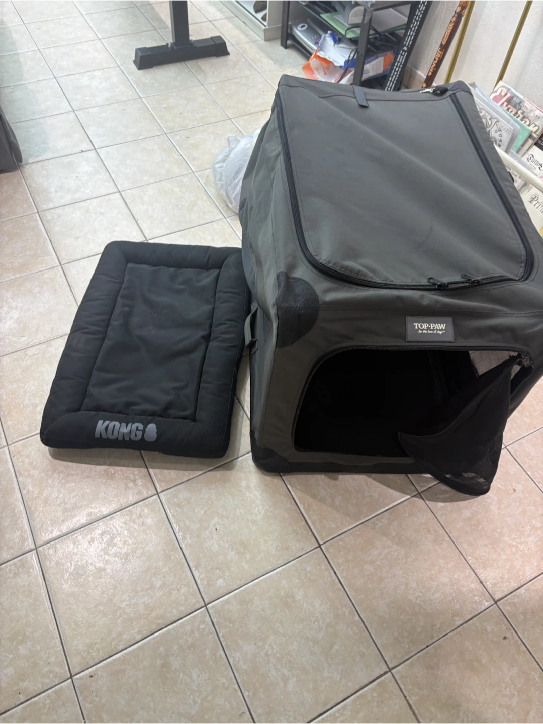 Top Paw Soft Dog Crate with KONG Bed - photo 2