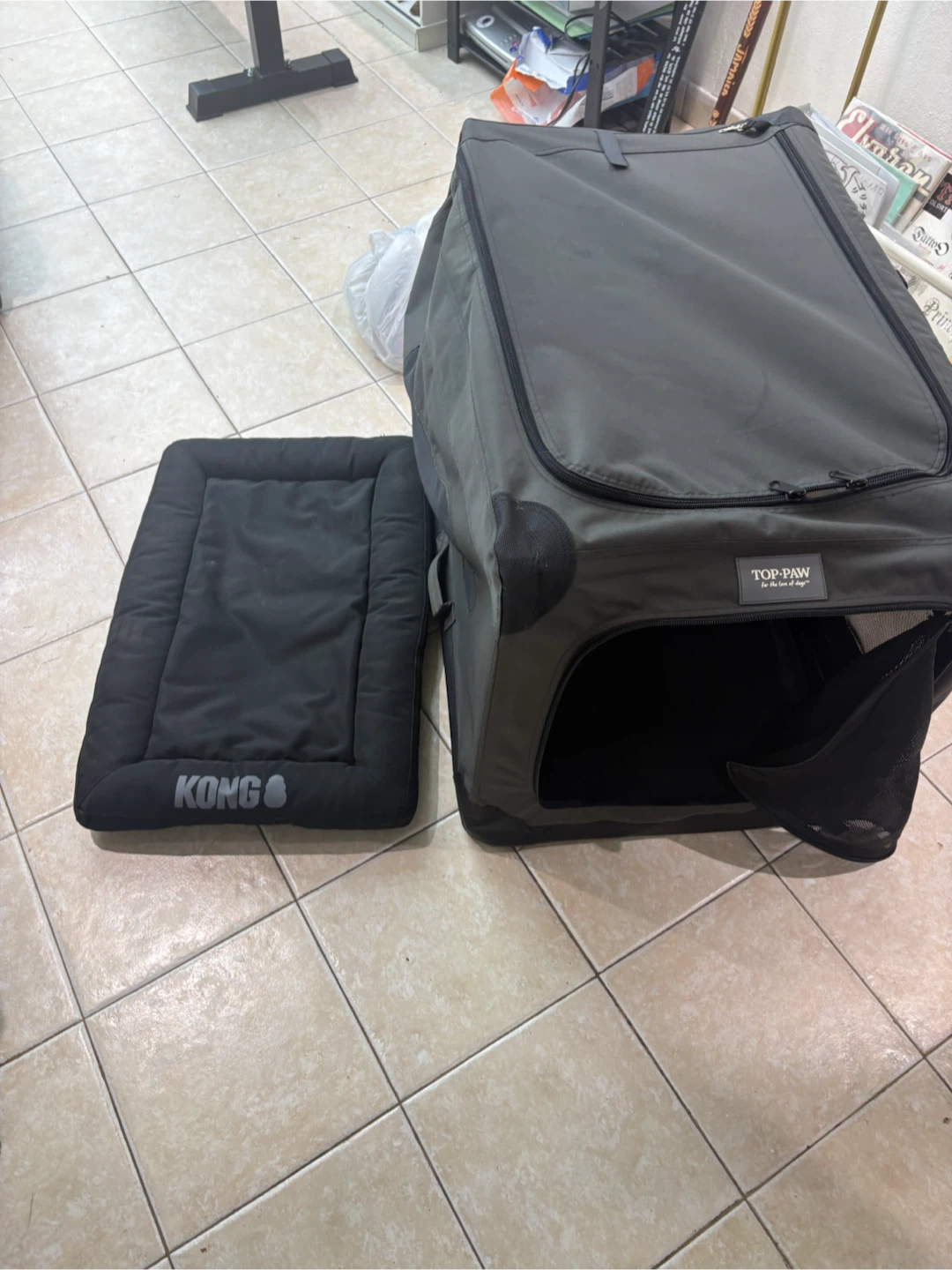 Top Paw Soft Dog Crate with KONG Bed - photo 3