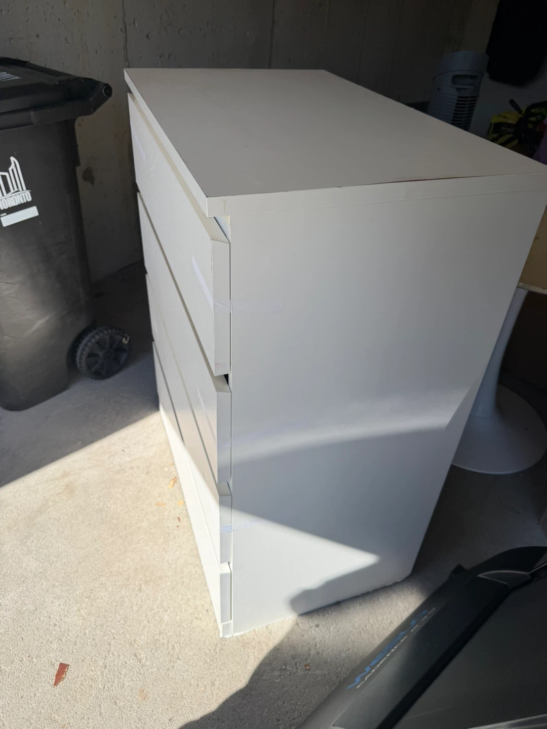White 4-Drawer Dresser - photo 2