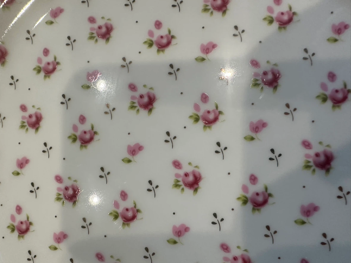 Grace Teaware Fine Porcelain Rose Pattern Plate - photo 2