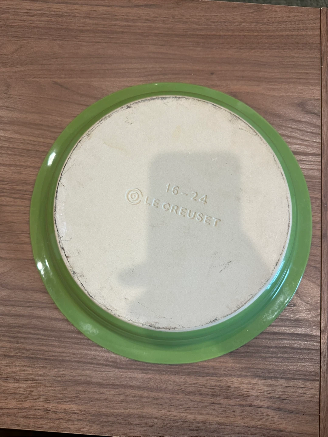 Le Creuset Green Stoneware Pie Dish - photo 3