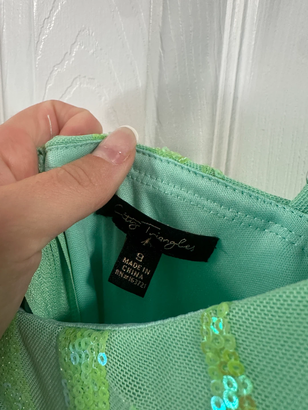 New mint green Sequin long Dress - photo 4