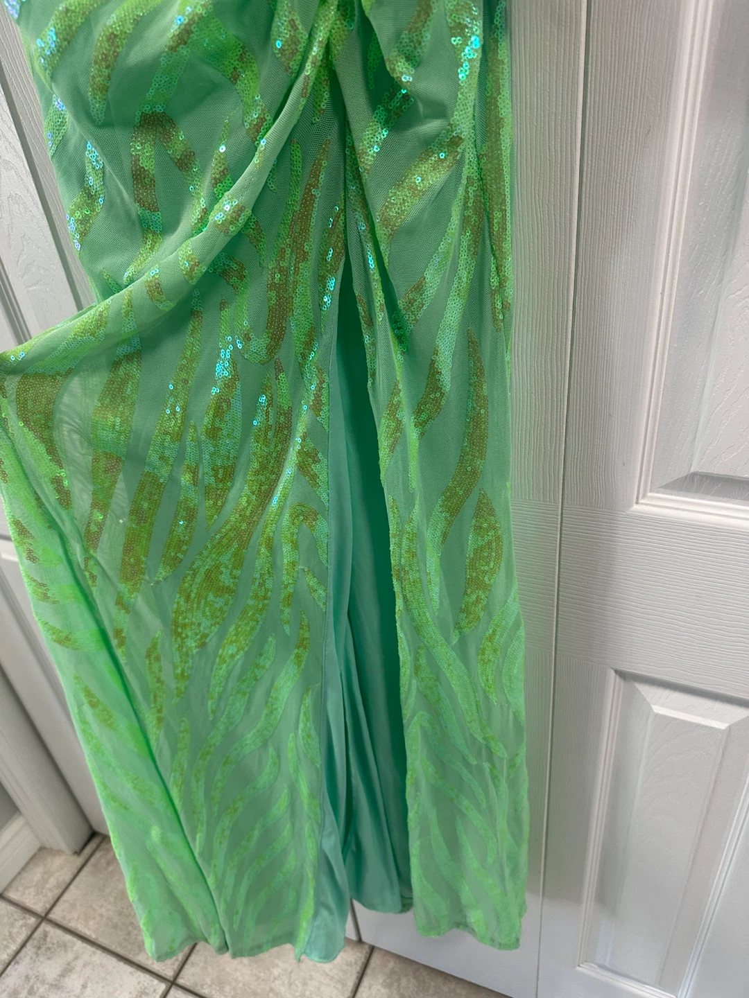 New mint green Sequin long Dress - photo 5