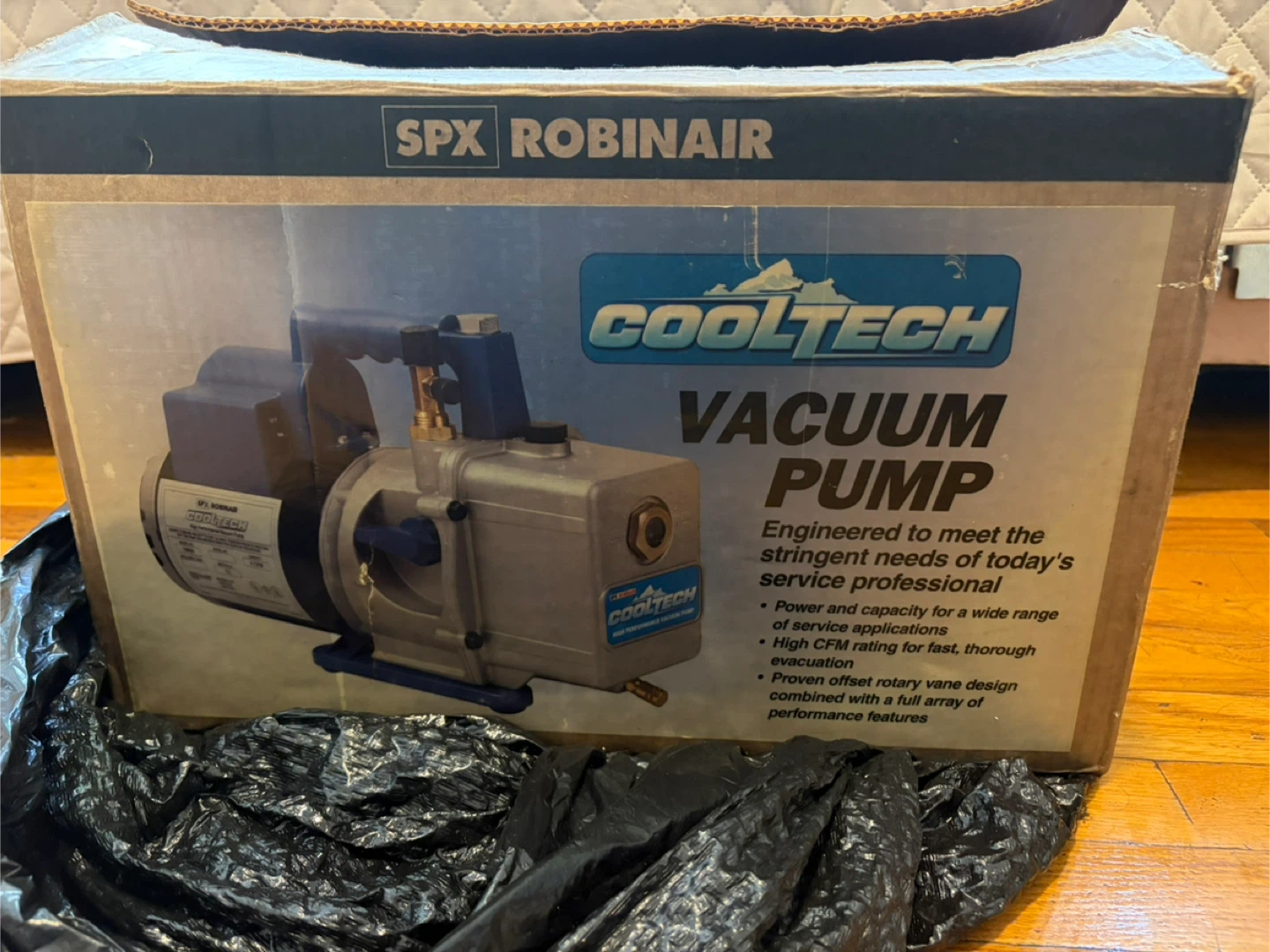 SPX Robinair Cooltech Model 15600 6 CFM Motor HP Vacuum Pump