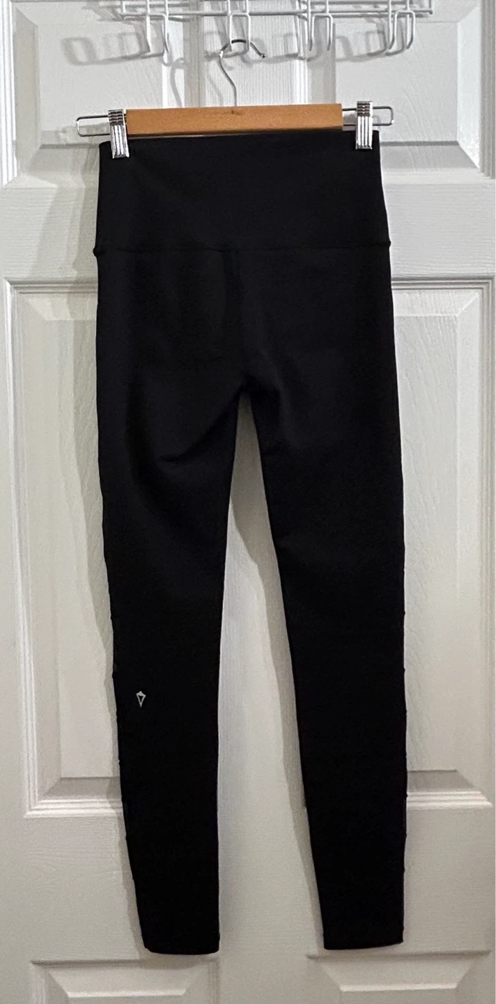 Ivivva by Lululemon Mesh Black Leggings Girls Size 12 - photo 3