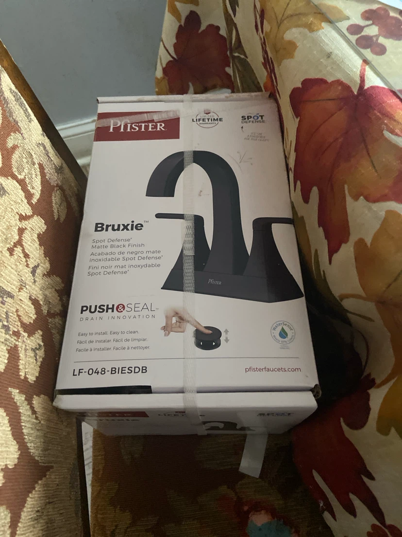 Pfister Bruxie Matte Black Bathroom Faucet
