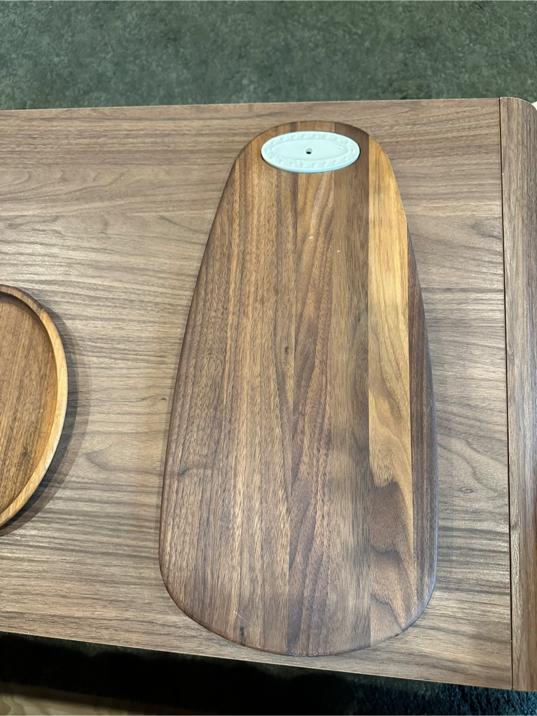 JK Adams for Nora Fleming Walnut Serving Board