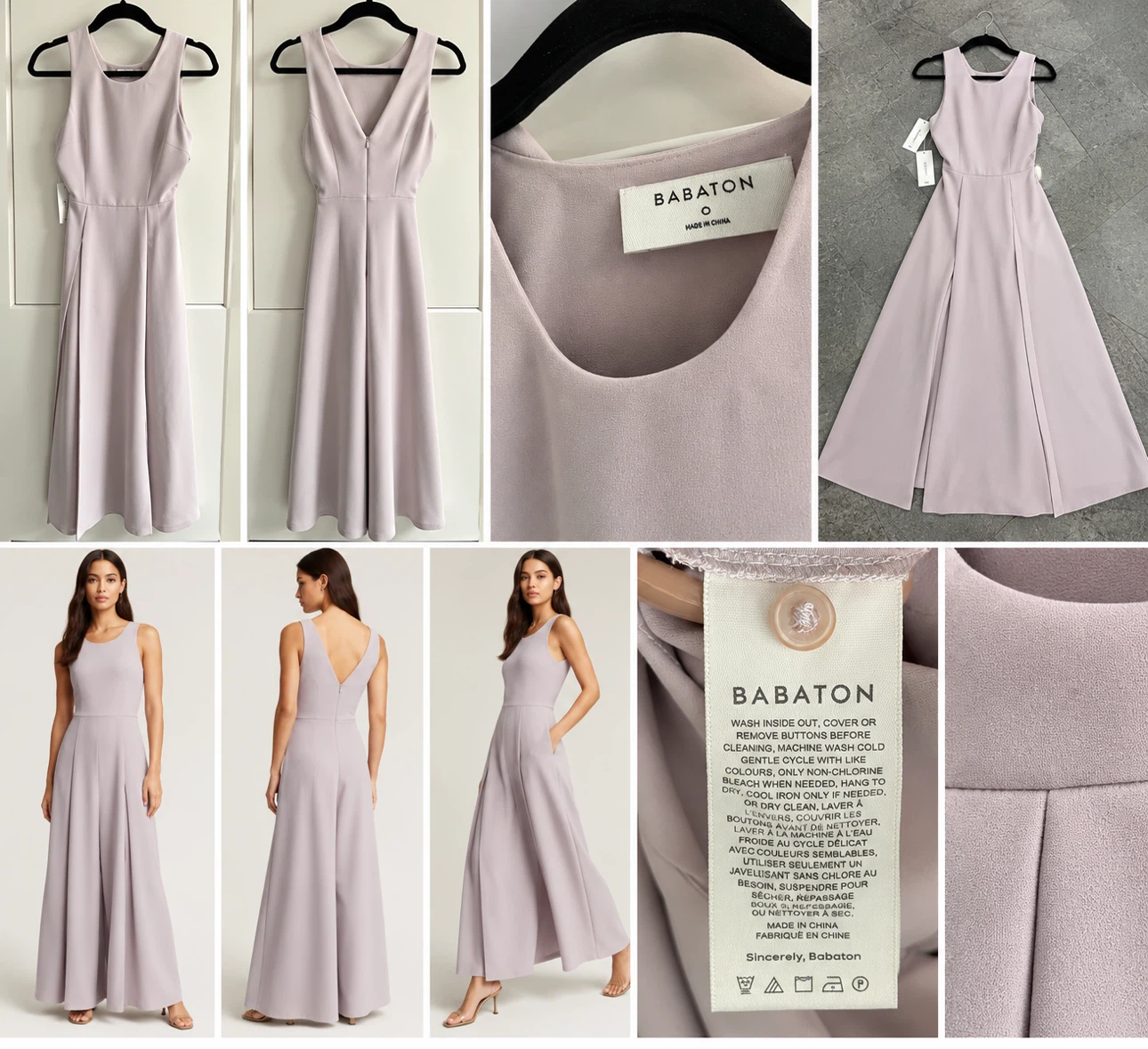 Brand NWT Babaton Hamptons Jumpsuit - Munro Mauve