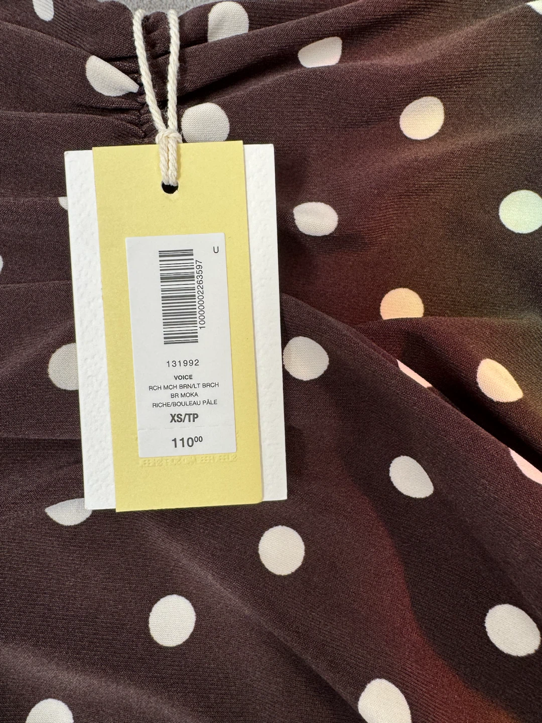 Brand NWT Wilfred Polka Dot Dress - XS - photo 3