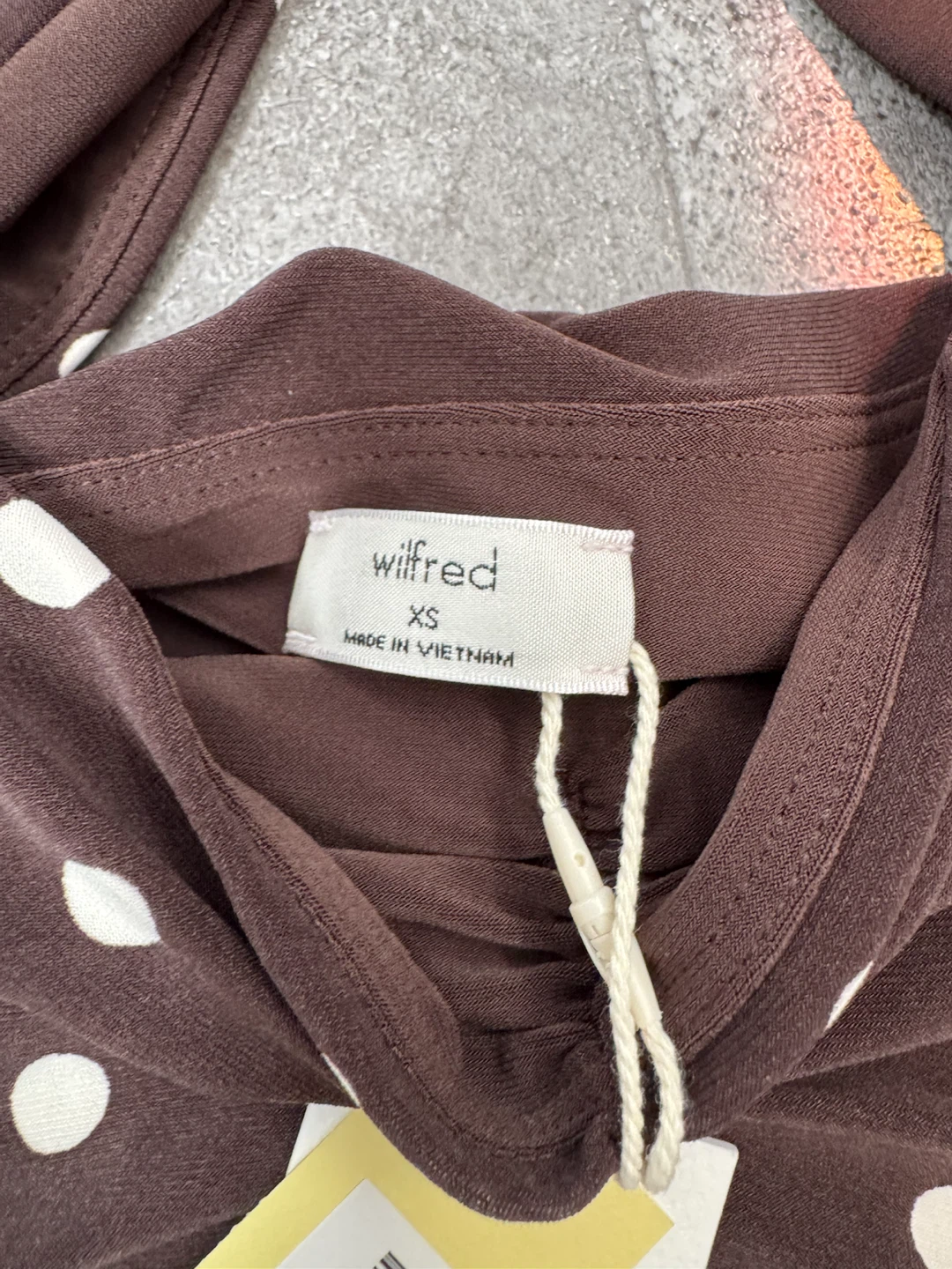 Brand NWT Wilfred Polka Dot Dress - XS - photo 4