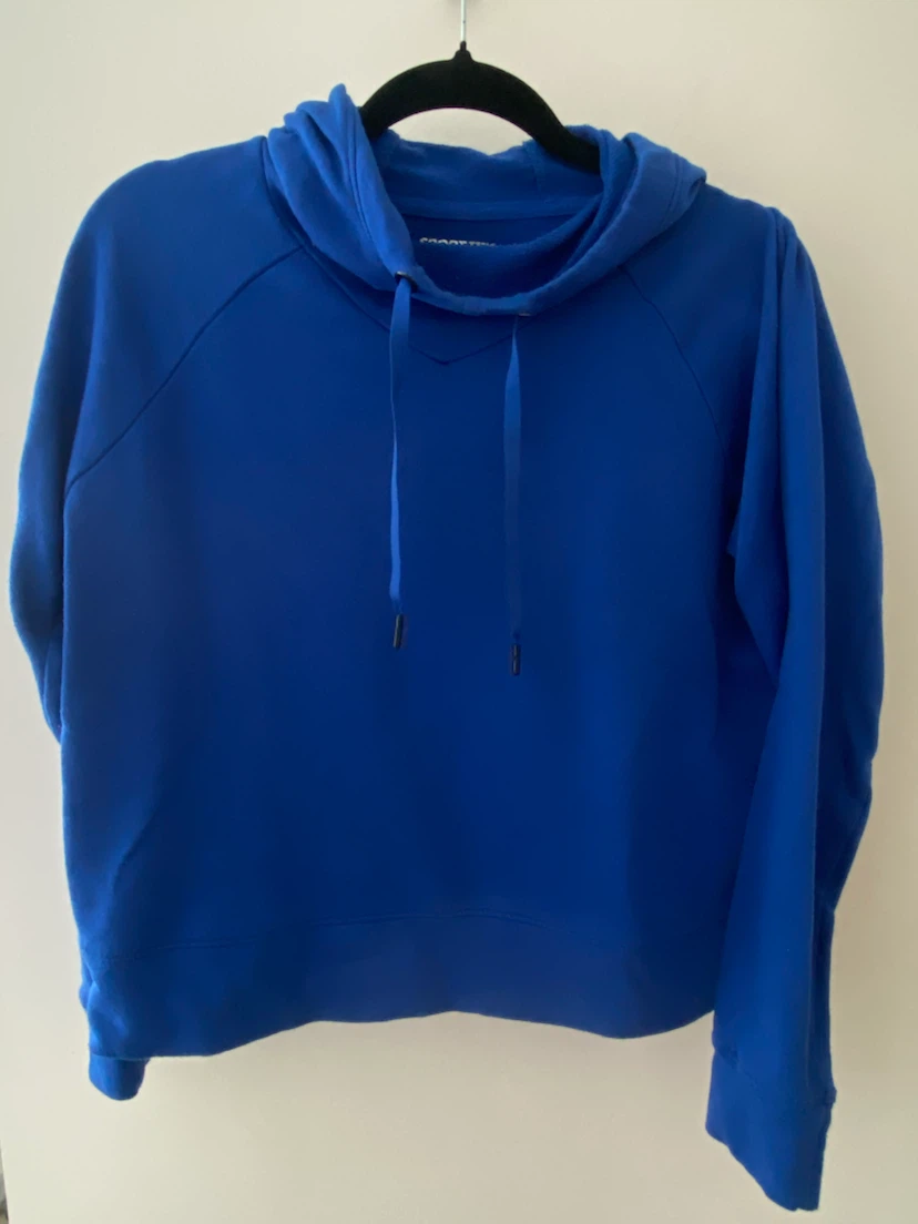 Blue Drawstring Hoodie