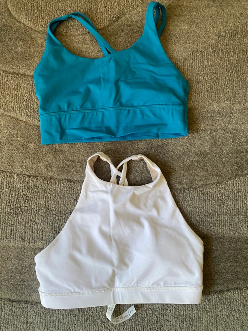 Two Lululemon Sports Bras Size 6 take both for 20.00