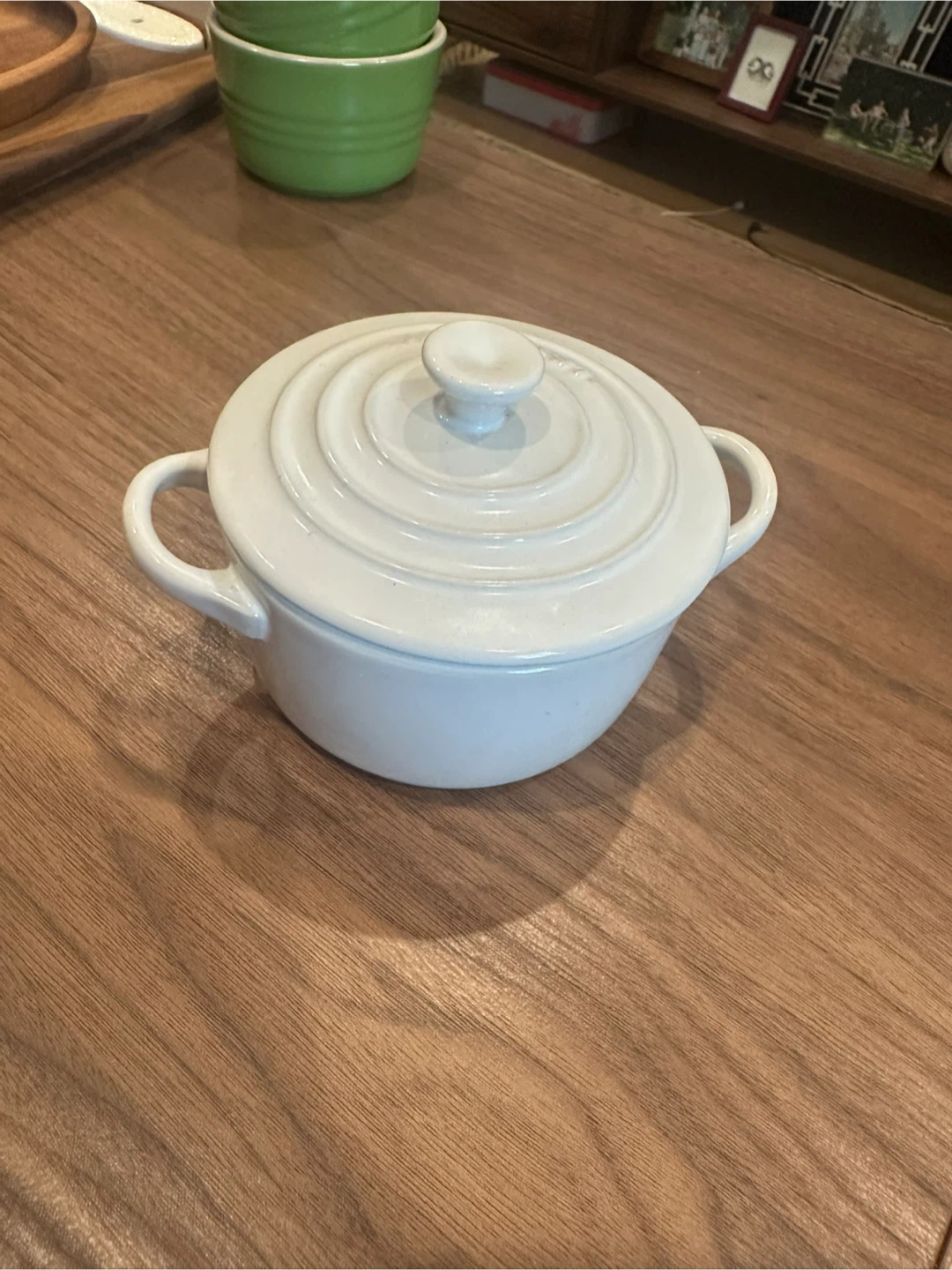 Le Creuset White Mini Cocotte