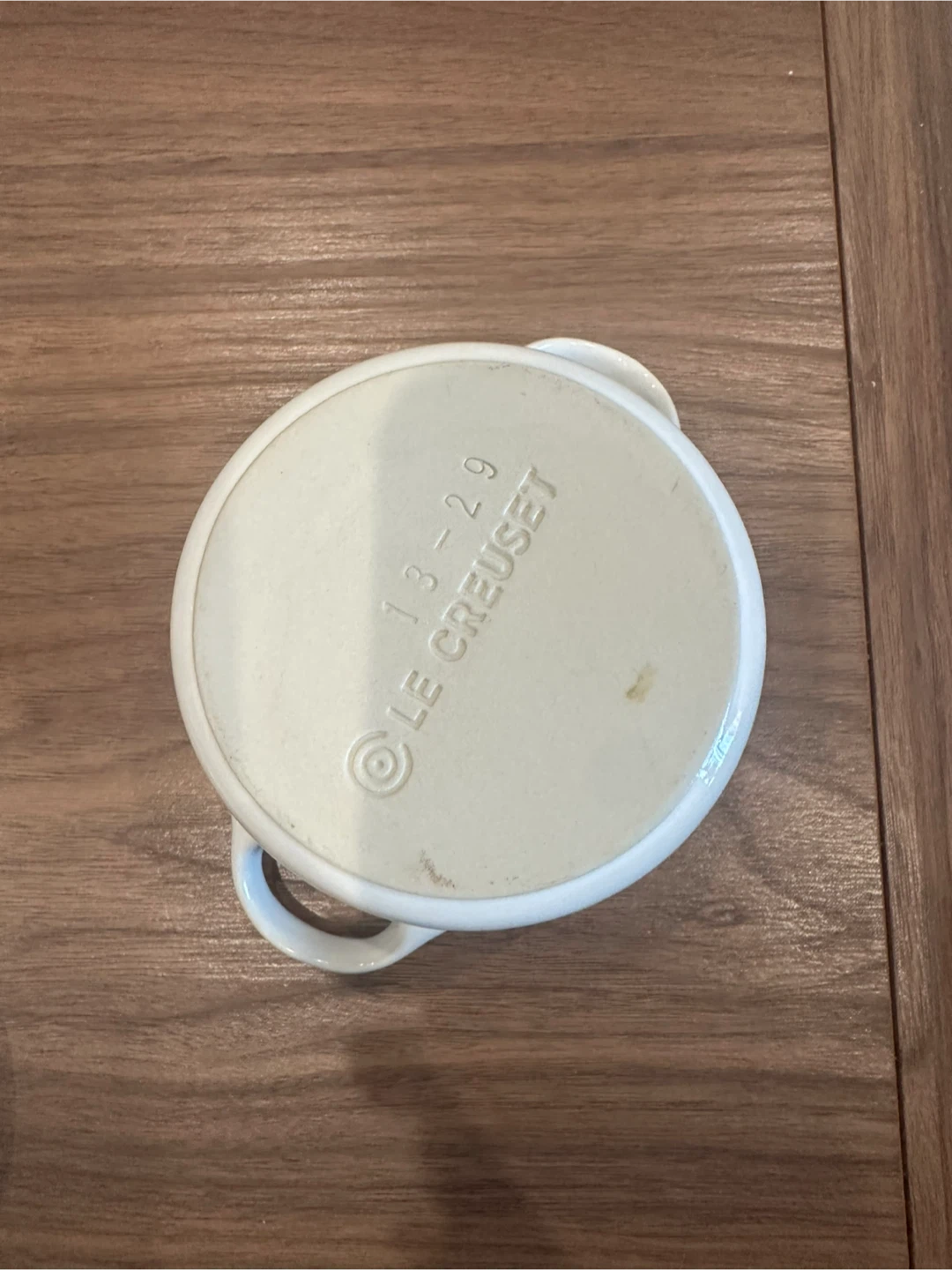 Le Creuset White Mini Cocotte - photo 3