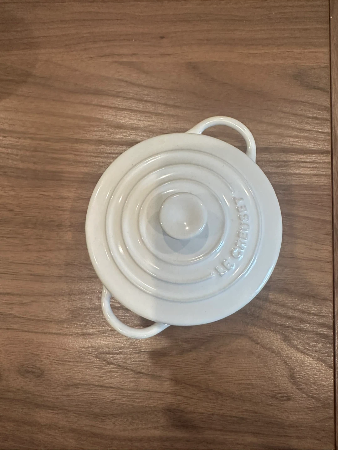 Le Creuset White Mini Cocotte - photo 4