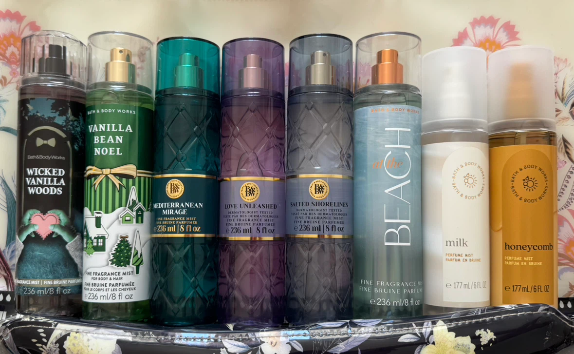 Bath & Body Works Fragrance Mists — Various Scents