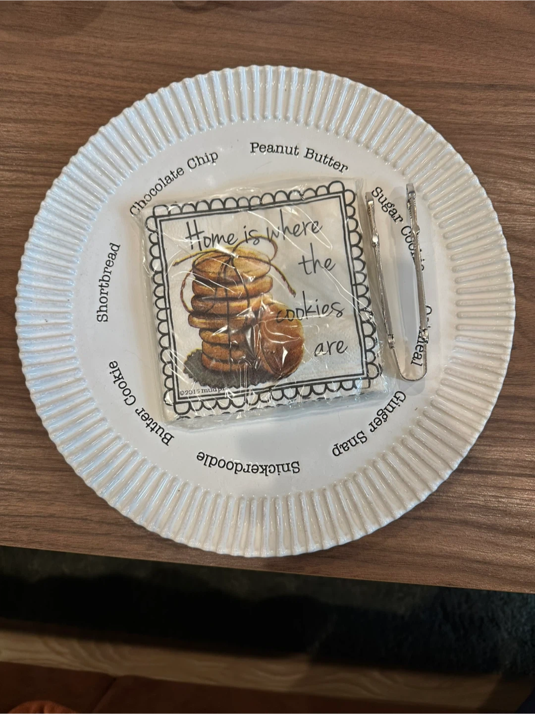 Mud Pie Cookie Plate Set