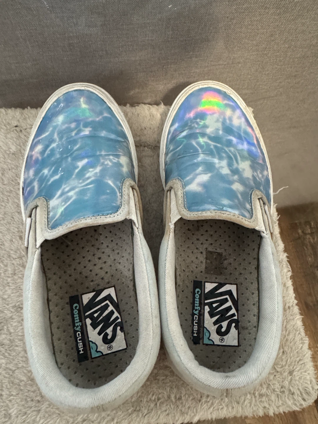Vans ComfyCush Slip-On Holographic Shoes - photo 2
