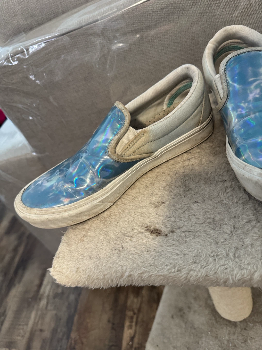 Vans ComfyCush Slip-On Holographic Shoes - photo 5
