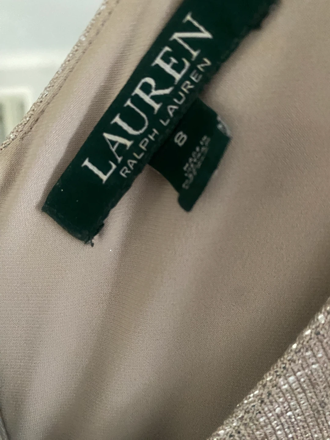Lauren Ralph Lauren Metallic Cold-Shoulder Dress - photo 3