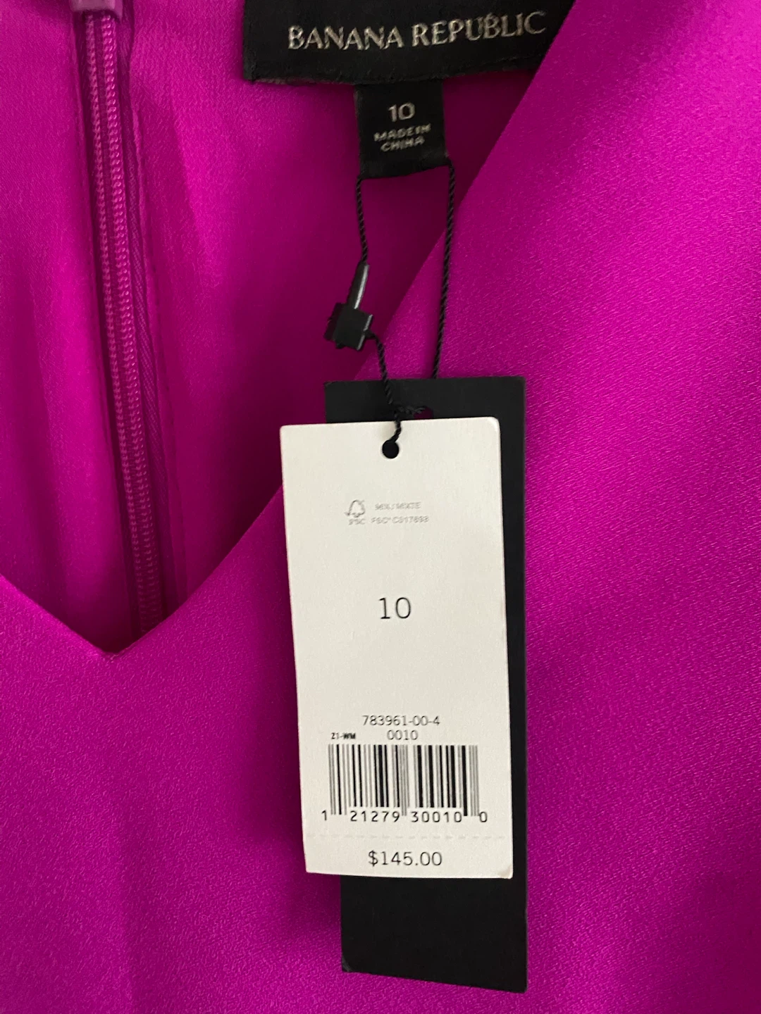 Banana Republic Magenta Dress Size 10 - photo 2