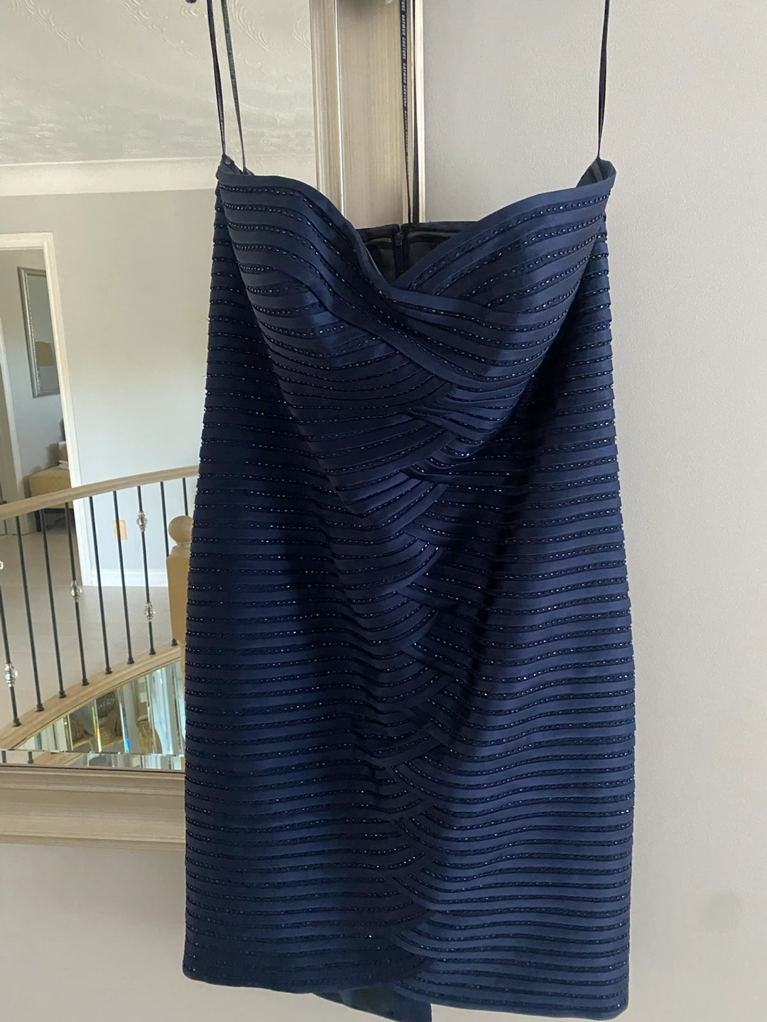 Daymor Couture Navy Strapless Dress and Bolero - photo 4
