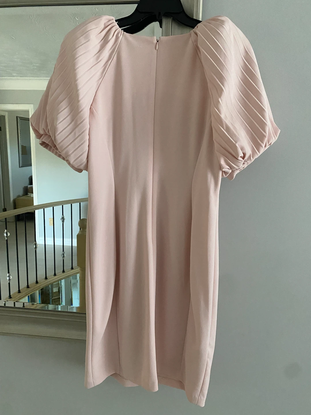 Calvin Klein Pale Pink Puff Sleeve Dress - photo 2
