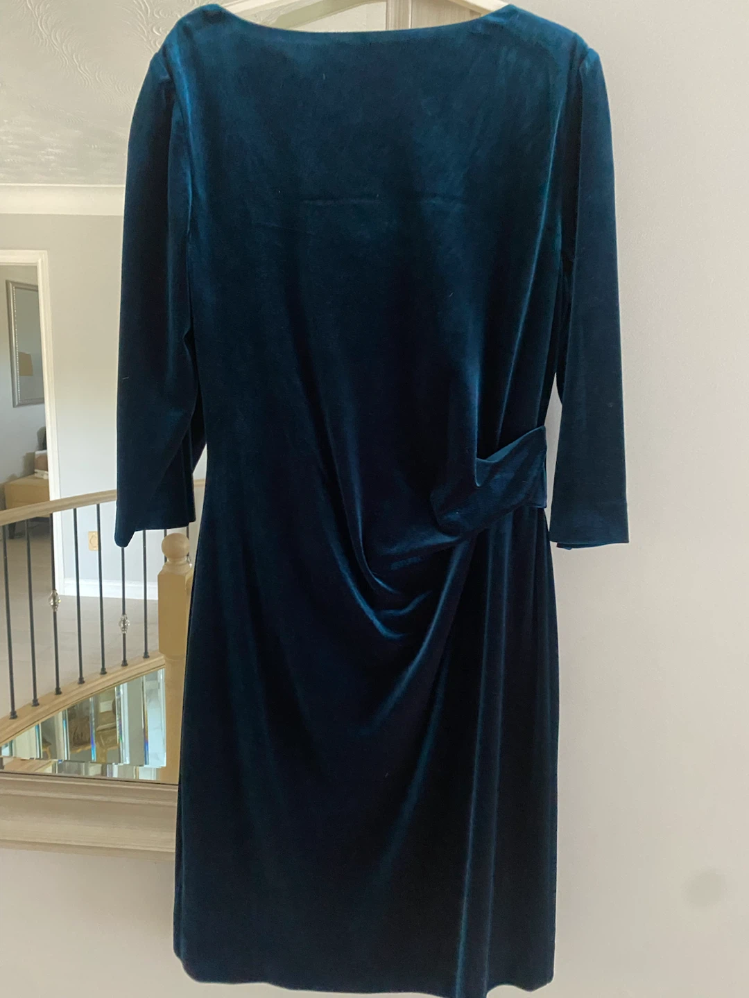 Precis Teal Velvet Dress - photo 2