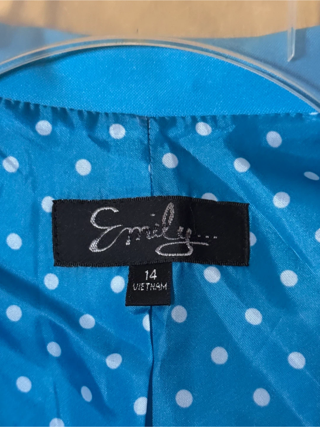 Emily blue blazer size 14 - photo 3