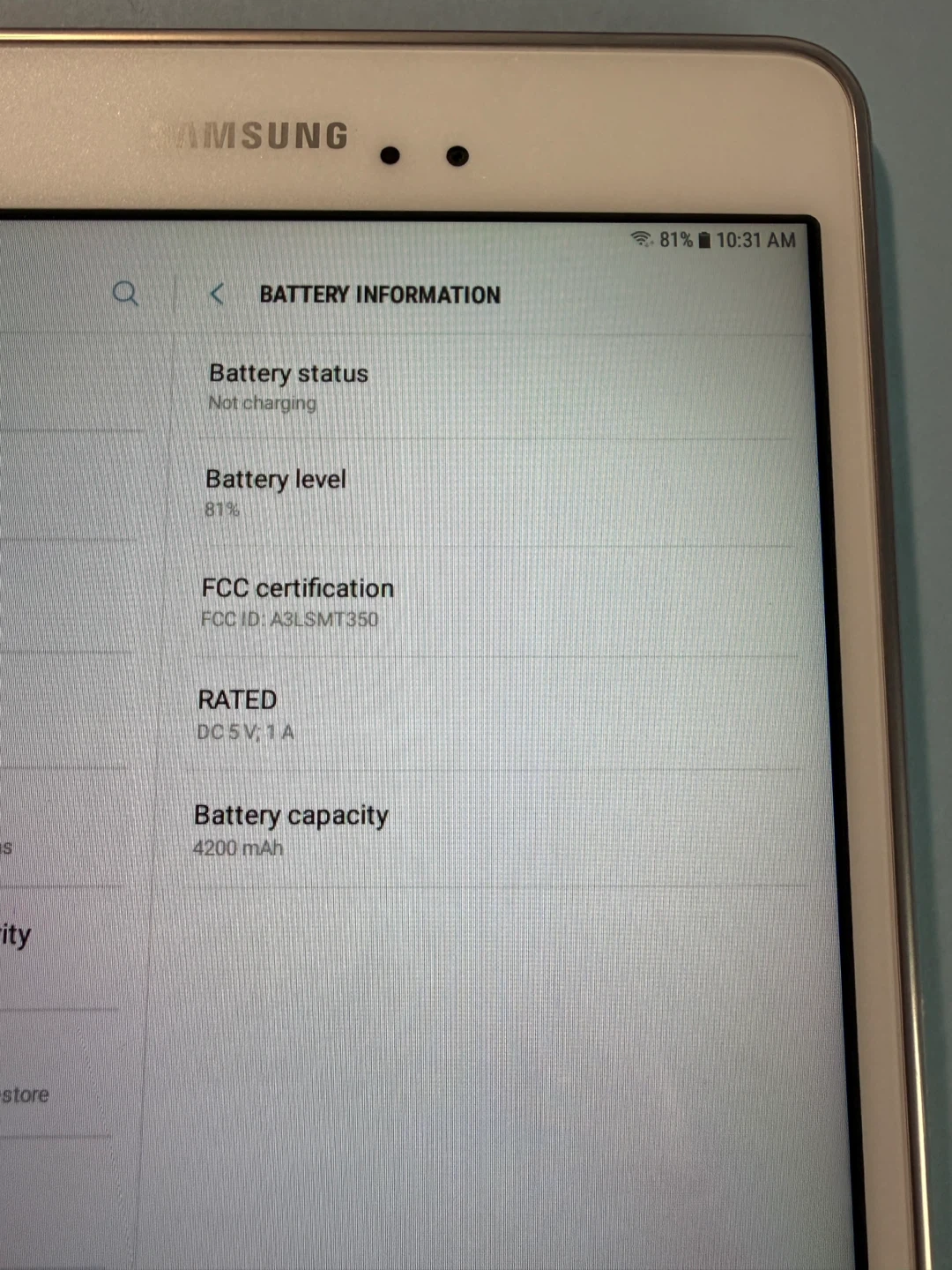 Samsung Galaxy Tab A 8.0 - 16 GB + microSD - photo 3