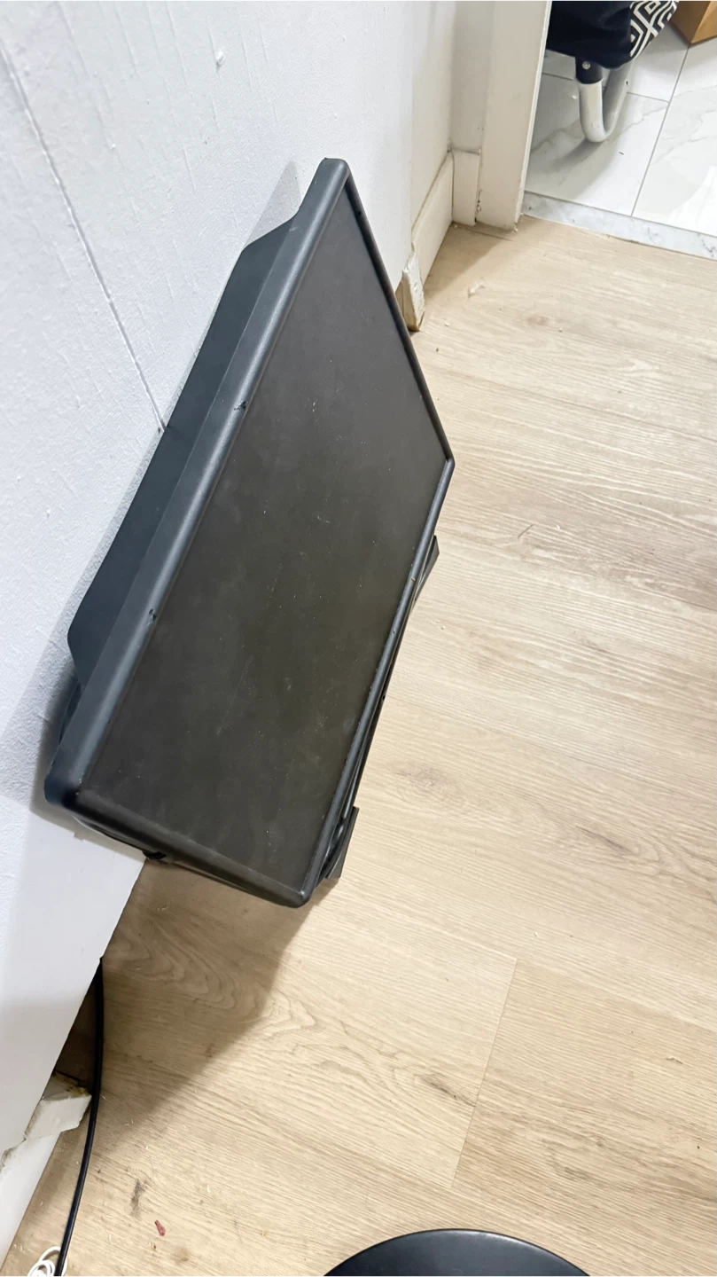 Adjustable Black Folding TV Tray Table - photo 2