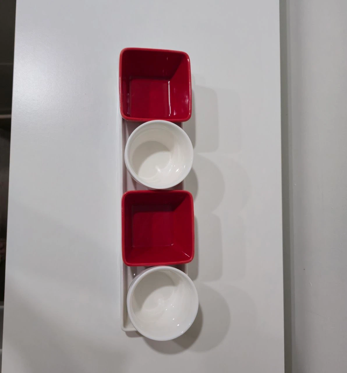 Ceramic Serving Set with Tray - photo 2