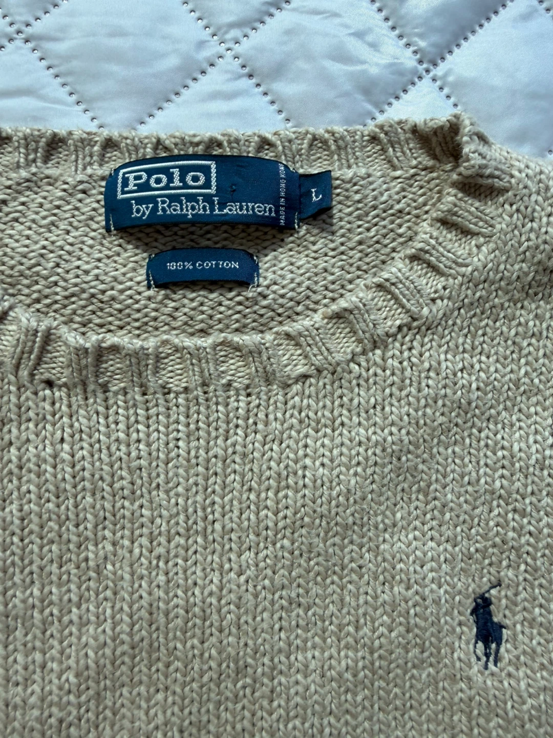 Polo by Ralph Lauren Cotton Sweater Made in Honk Kong - photo 2