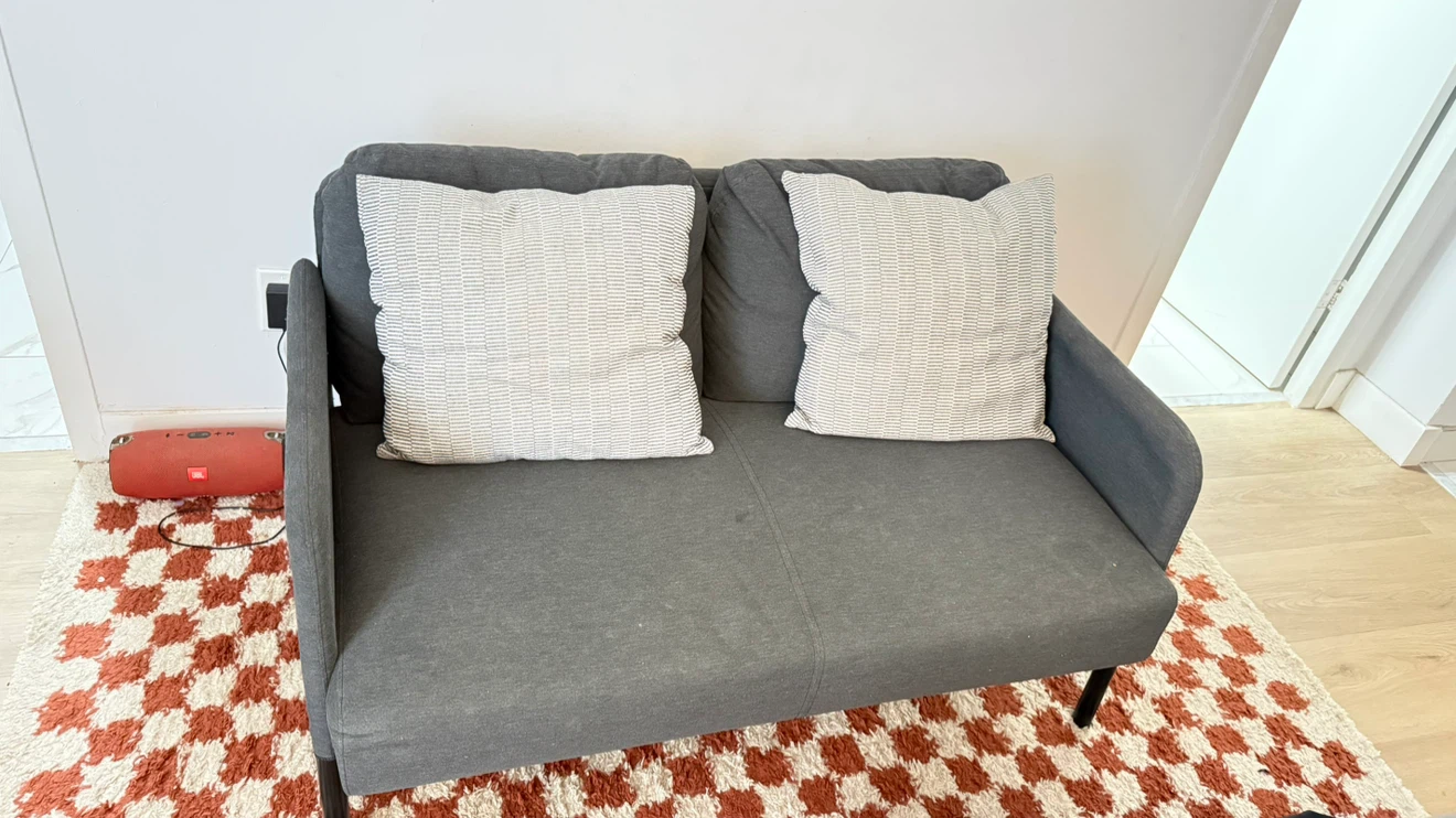 IKEA Grey Loveseat - photo 3