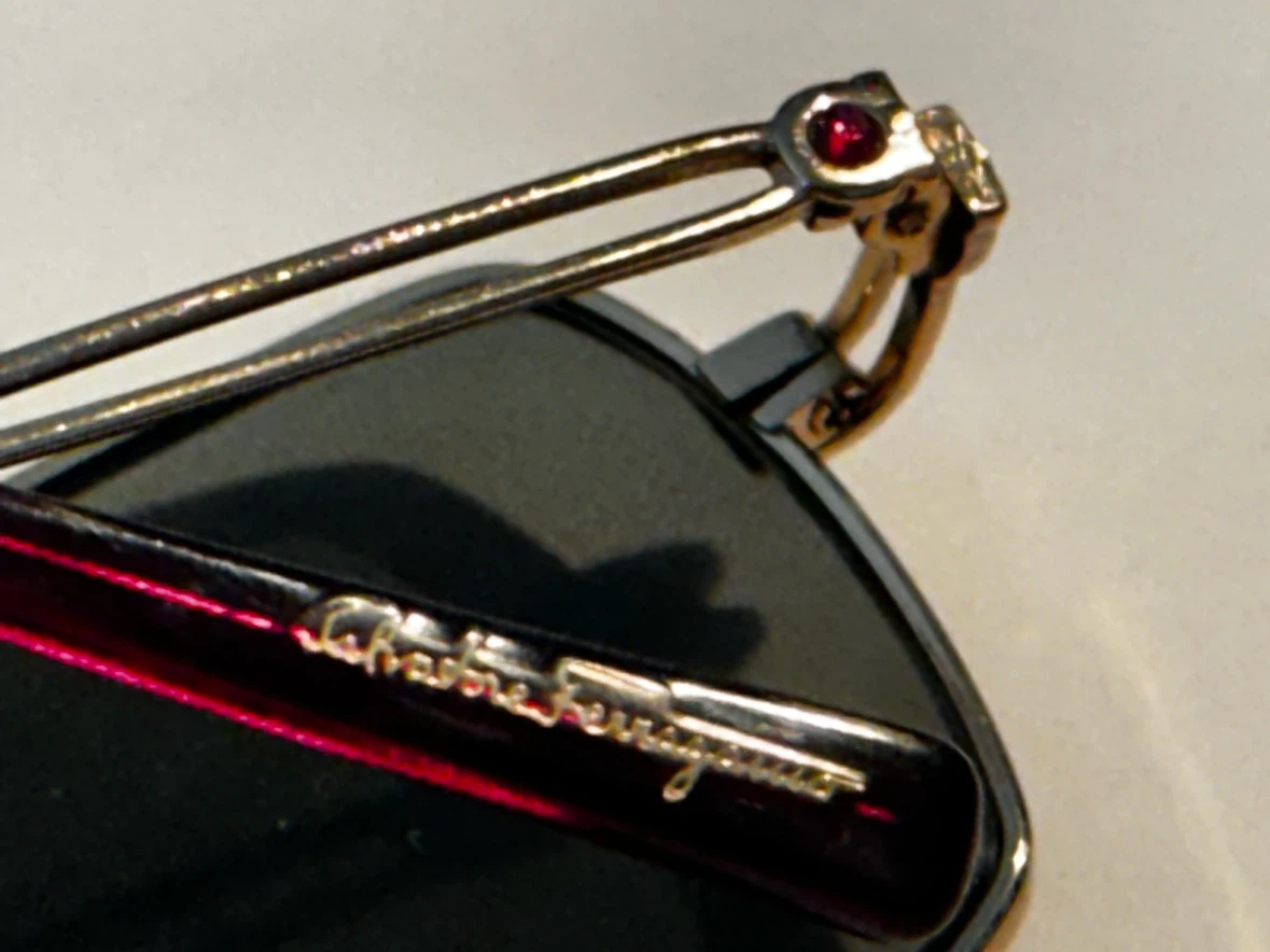 Vintage Jeweled Salvatore Ferragamo 1632-B Sunglasses - photo 4
