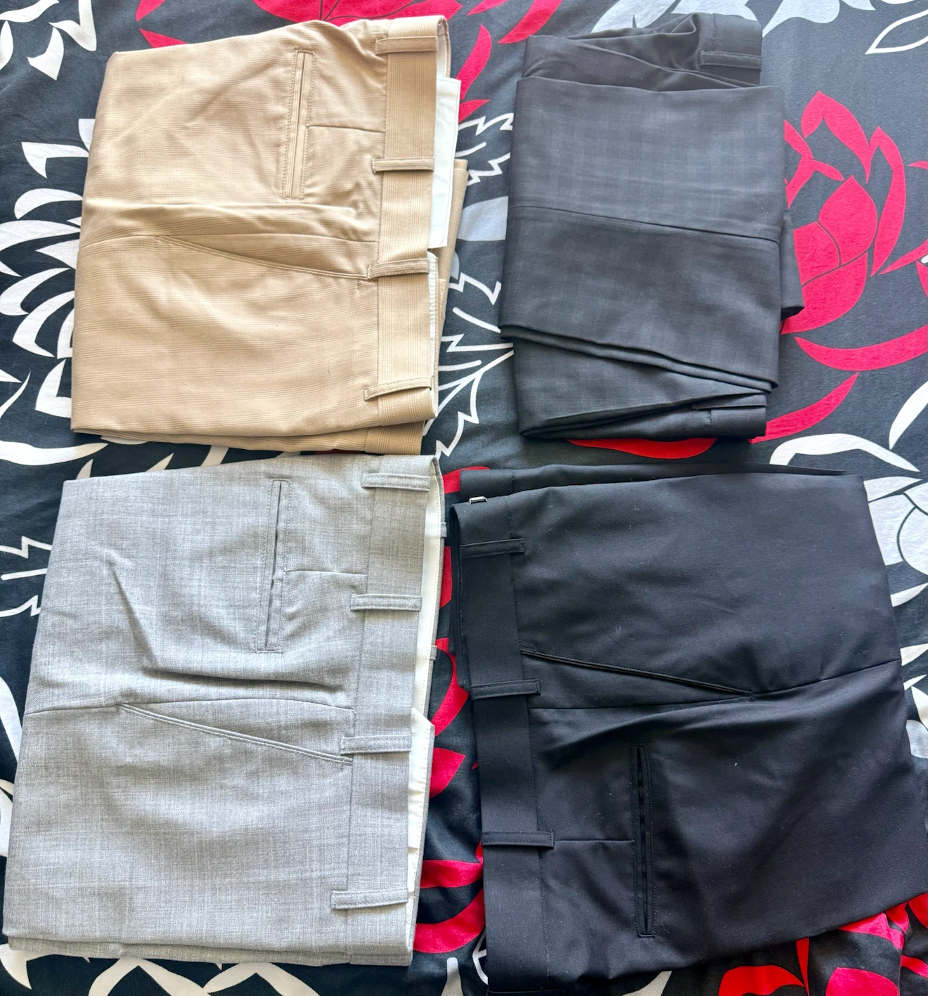 Set of 4 Men's Dress Pants