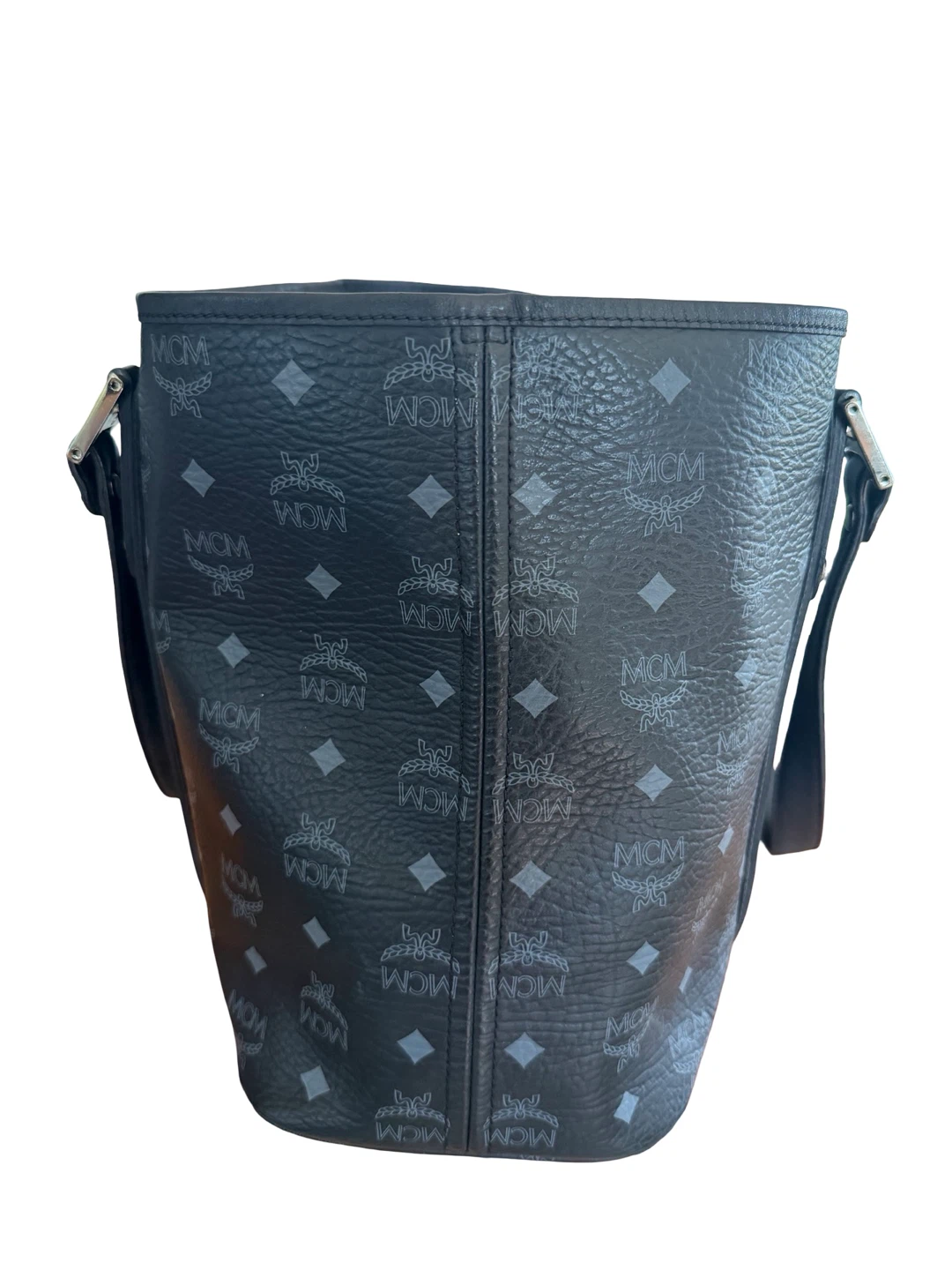 Authentic MCM Black Visetos Tote Bag - photo 4