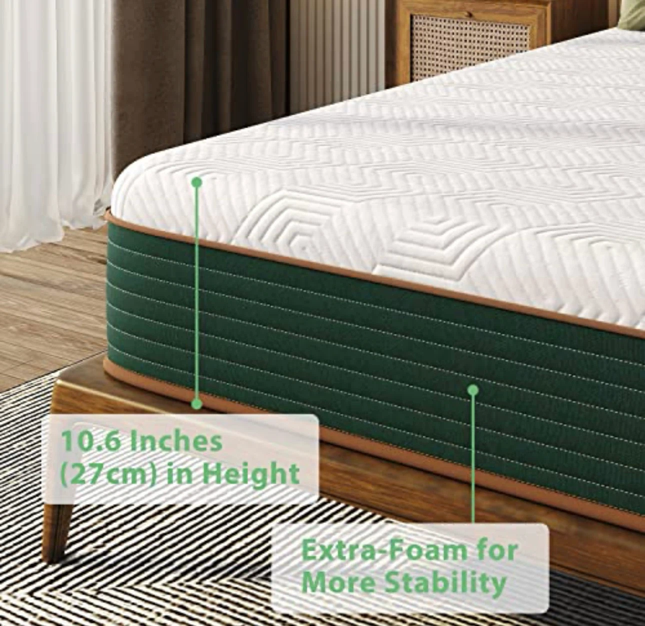 Zeffly 5-Zone Memory Foam King Mattress - photo 2