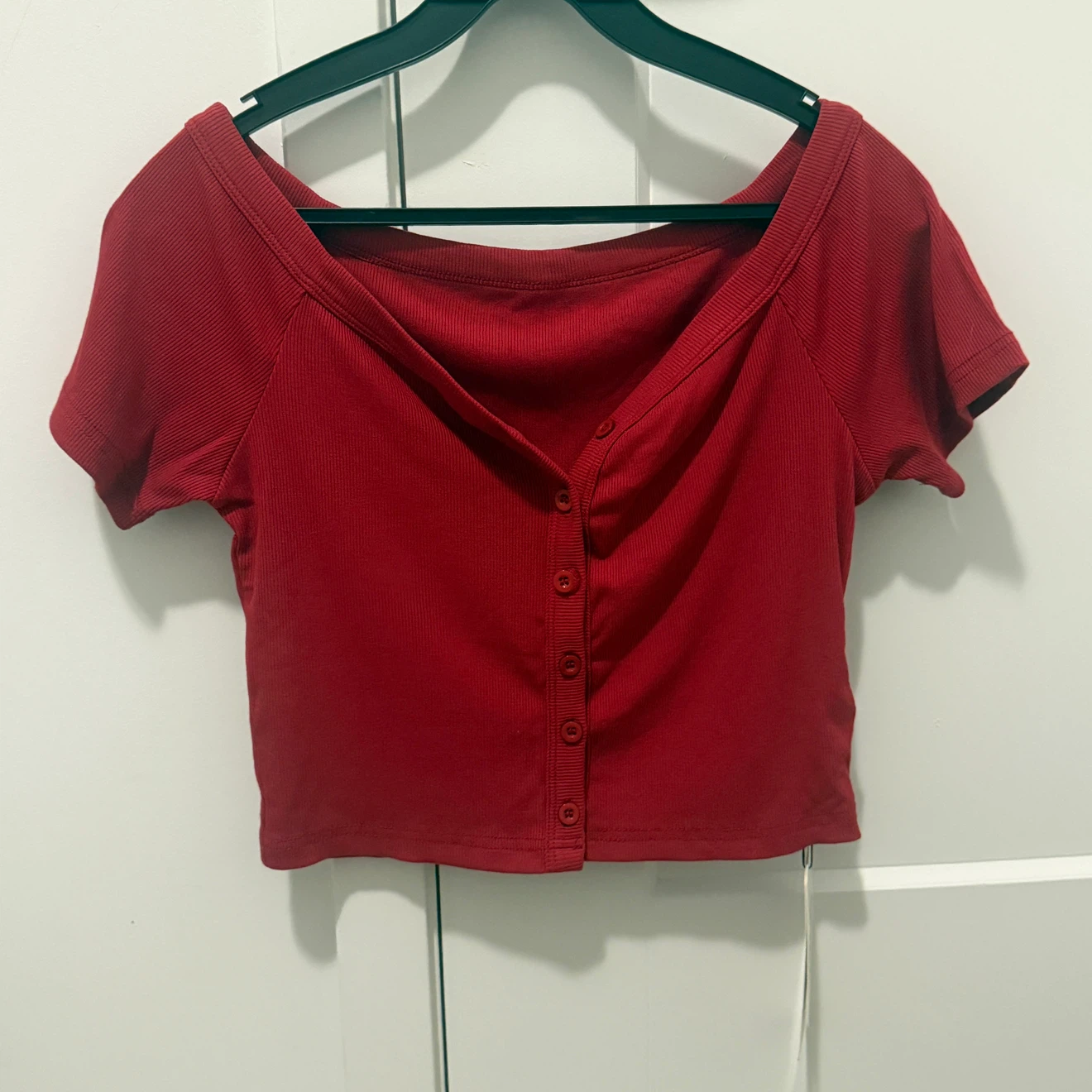 NEW off shoulder cropped cardigan - photo 5