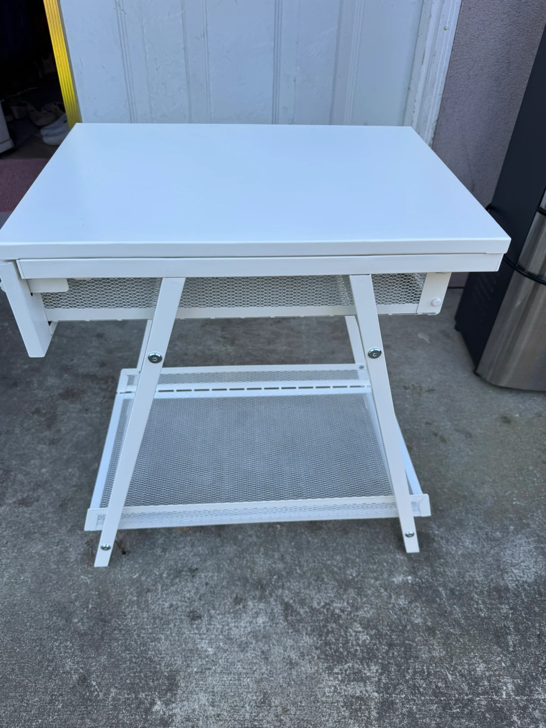 IKEA Trotten White Storage Unit with Drawer