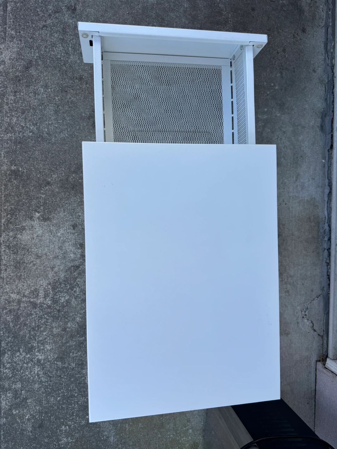 IKEA Trotten White Storage Unit with Drawer - photo 2